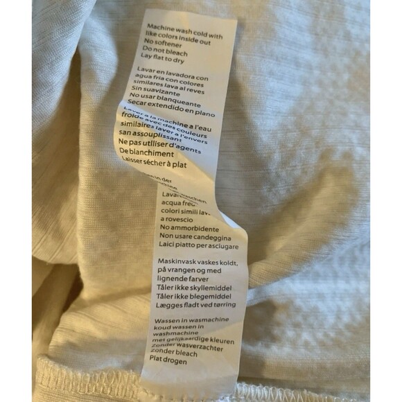 Fabletics Ivory Button Up Short Sleeve Collared Blouse Top Women’s Size 3X - Picture 7 of 8